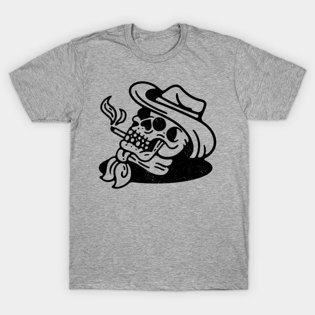 Cowboy Skull T-Shirt by Nick Quintero